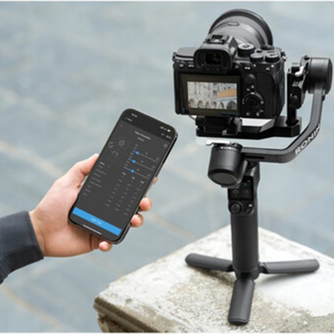 RS 3 Mini Gimbal soporta 2 kg modo Vertical y Horizontal