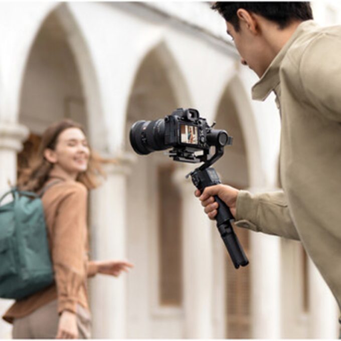 RS 3 Mini Gimbal soporta 2 kg modo Vertical y Horizontal