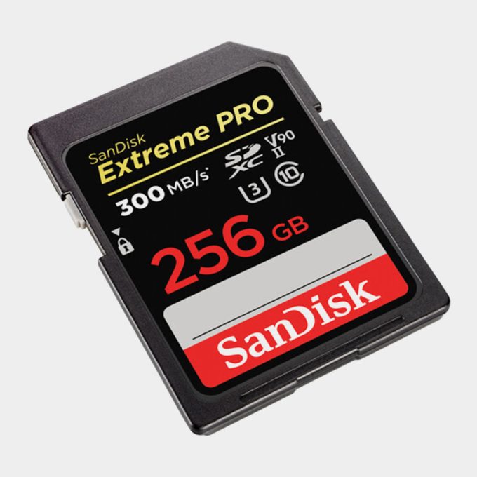 Memoria SanDisk Extreme PRO de 256 GB UHS-II / V90 / U3 /SDXC de 256 GB