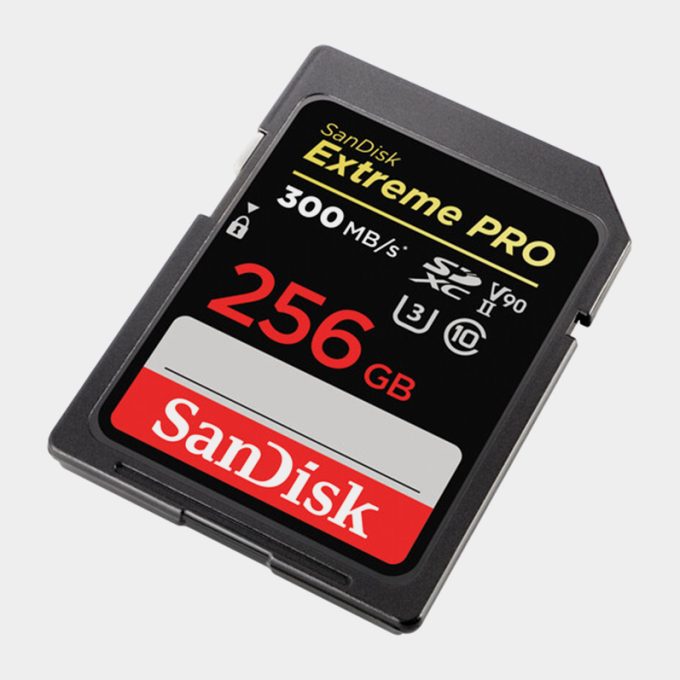 Memoria SanDisk Extreme PRO de 256 GB UHS-II / V90 / U3 /SDXC de 256 GB