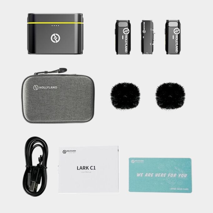Micrófono inalámbrico dual para Android USB-C Hollyland LARK C1