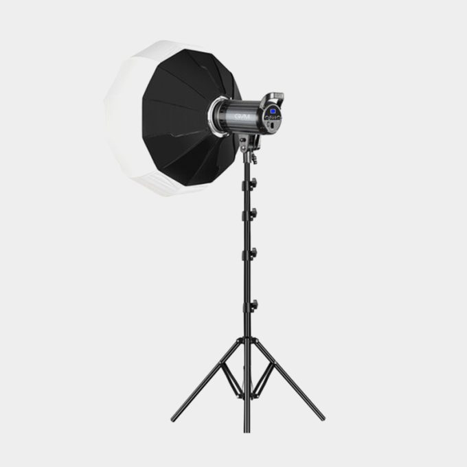 Softbox 66 cm GVM G100W Bi-Color LED 100W de potencia Con Stand