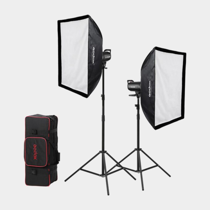 Softbox LED dual 1 metro Godox SL-60W Monolight para estudio