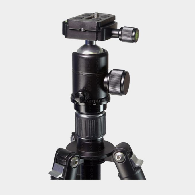 Trípode de aluminio Vidpro AT-72 dual altura 183cm hasta 9KG