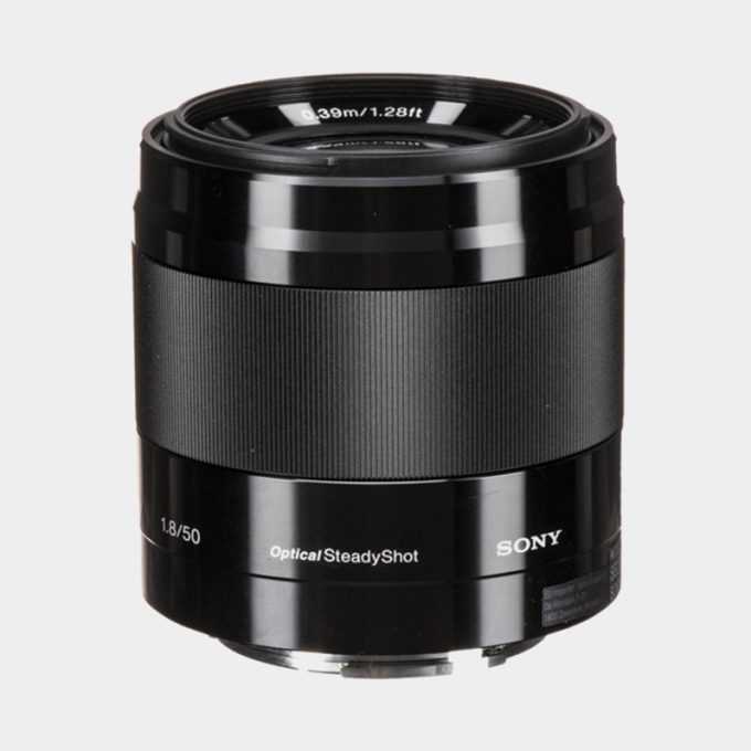 Lente sony 50mm f.18 oss