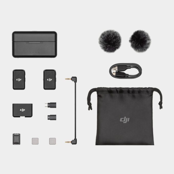 Micrófono dual DJI para camara y telefono