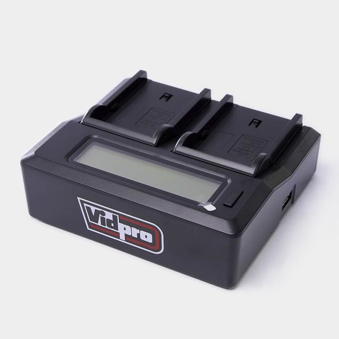 Kit dual Bateria y cargador Inteligente montura Sony NP-F970 Power2000