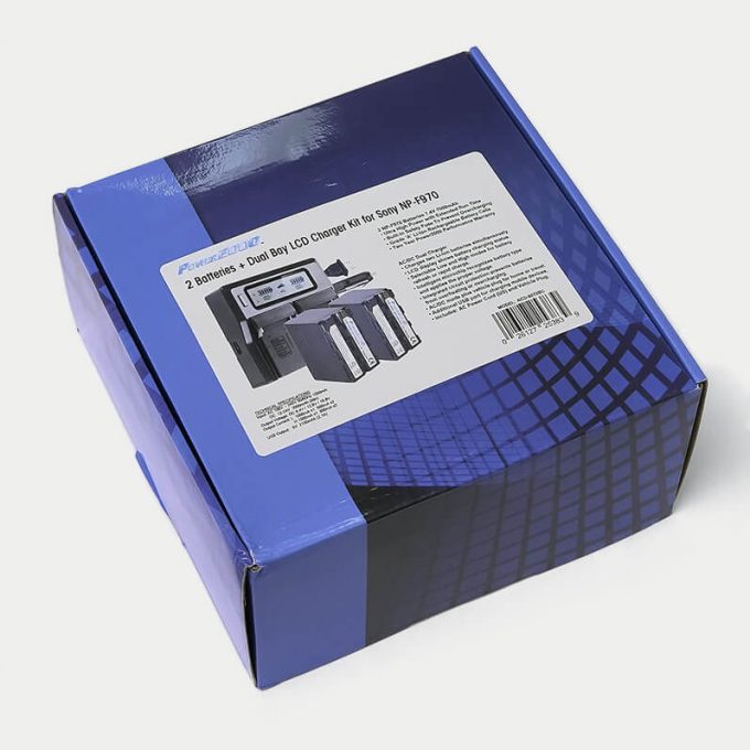 Kit dual Bateria y cargador Inteligente montura Sony NP-F970 Power2000