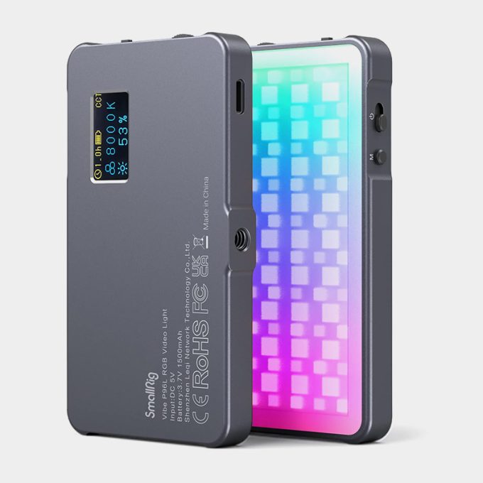 Luz led RGB smallrig Vibe P96L batería integrada