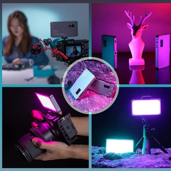 Luz led RGB smallrig Vibe P96L batería integrada