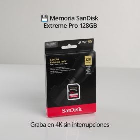 SanDisk Extreme PRO UHS-I SDXC de 128 GB UHS-I / V30 /200 MB/s