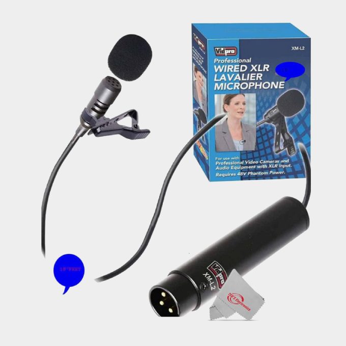 Micrófono XLR para DSLR Vidpro