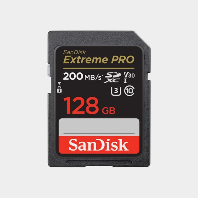 SanDisk Extreme PRO UHS-I SDXC de 128 GB UHS-I / V30 /200 MB/s
