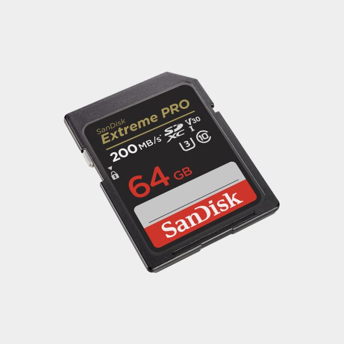 SanDisk Extreme PRO UHS-I SDXC de 64GB V30 /200 MB/s 90 MB/s