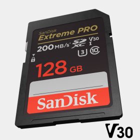 SanDisk Extreme PRO UHS-I SDXC de 128 GB UHS-I / V30 /200 MB/s