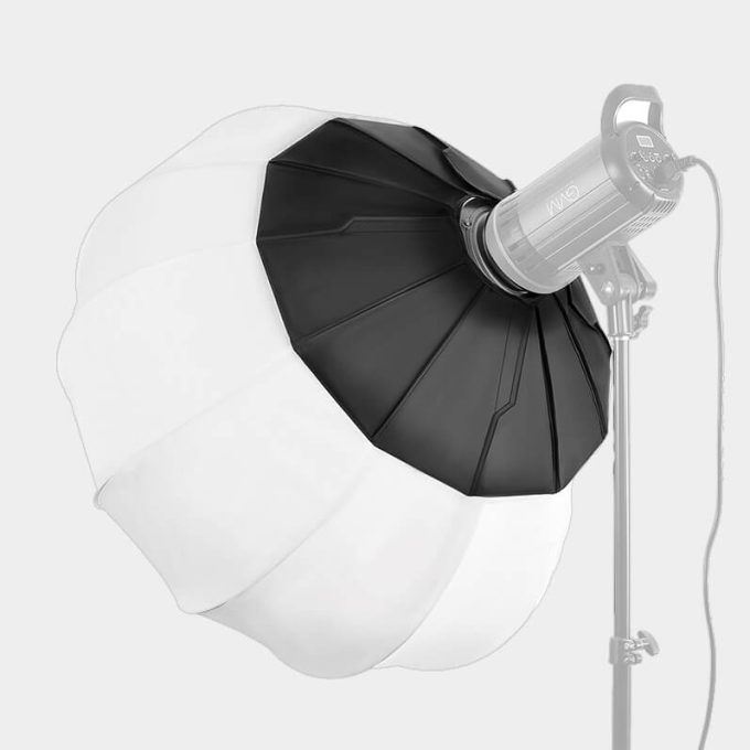 Softbox para Lamparas GVM G100W Tipo Globo Montura Bowens de 66cm