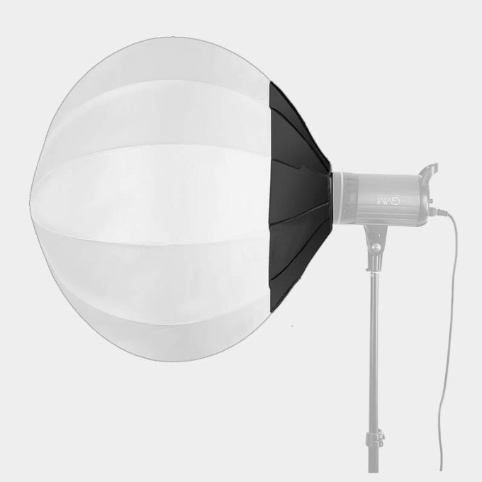 Softbox para Lamparas GVM G100W Tipo Globo Montura Bowens de 66cm