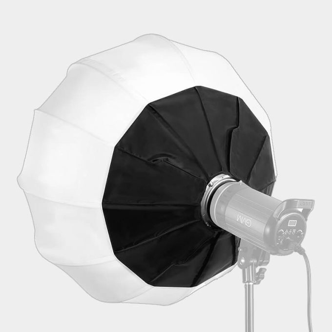 Softbox para Lamparas GVM G100W Tipo Globo Montura Bowens de 66cm
