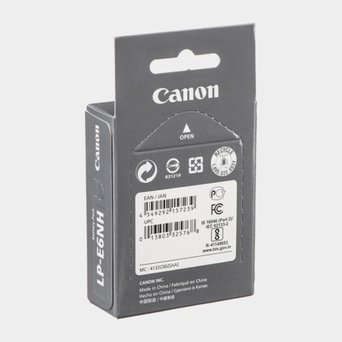 Batería de iones de litio Canon LP-E6NH (7,2 V, 2130 mAh)