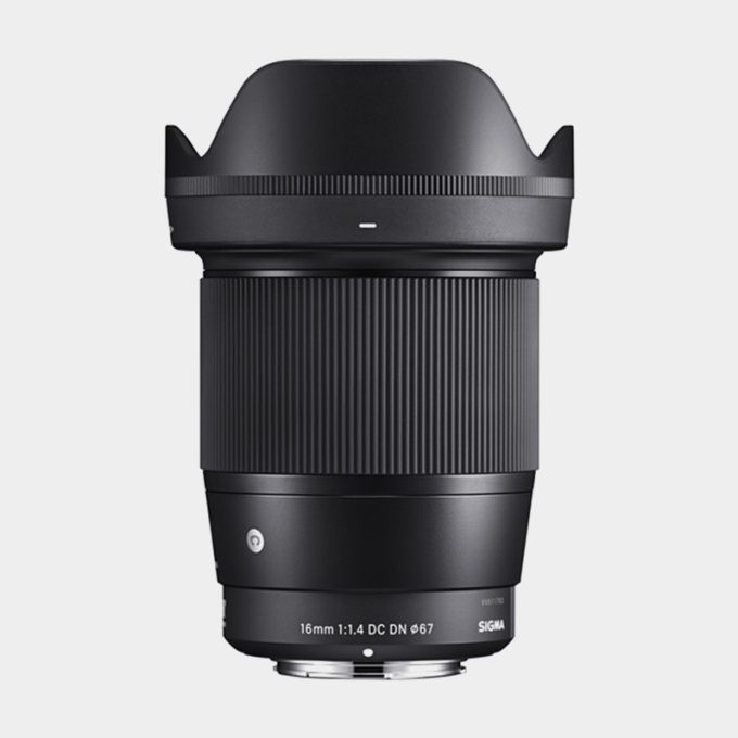 Lente Sigma 16mm f/1.4 DC DN de montura E Sony