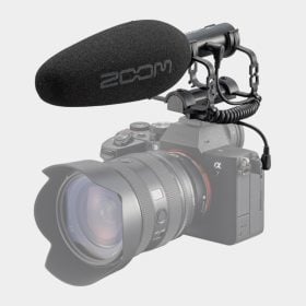 Micrófono tipo escopeta para montaje en cámara Zoom ZSG-1