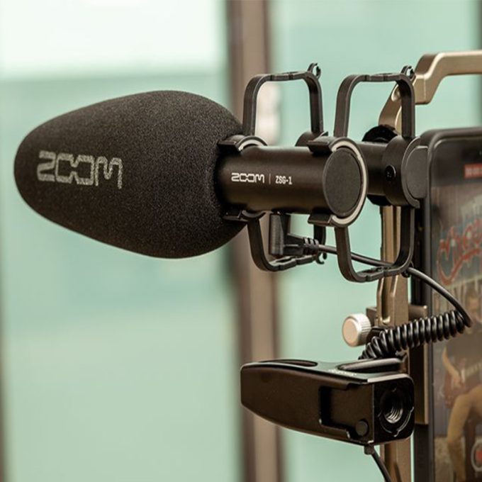 Micrófono tipo escopeta para montaje en cámara Zoom ZSG-1