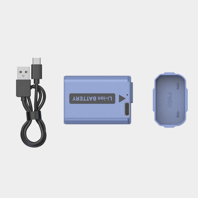 Batería recargable para cámara Sony SmallRig NP-FW50 USB-C