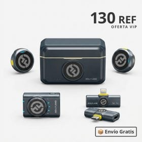 Micrófonos Hollyland Lark M2 Combo para todos los teléfonos y Cámaras