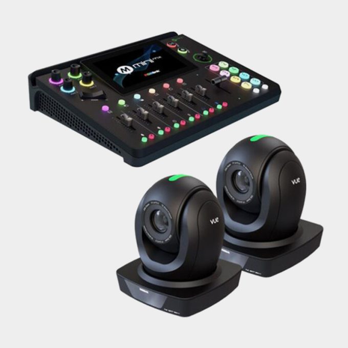 Mezclador Kit de vídeo en streaming RGBlink Dos cámaras PTZ 20x