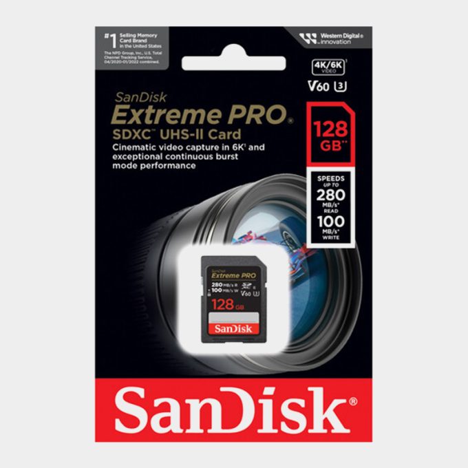 Memoria SDXC V60 128 GB de SanDisk Extreme PRO
