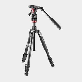 Trípode Manfrotto Befree Live con bloqueo de palanca EasyLink y estuche