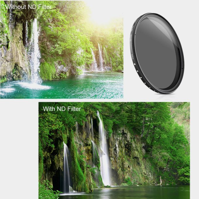 Filtro ND2-ND400 (67 mm) K&F Concept atenuador variable