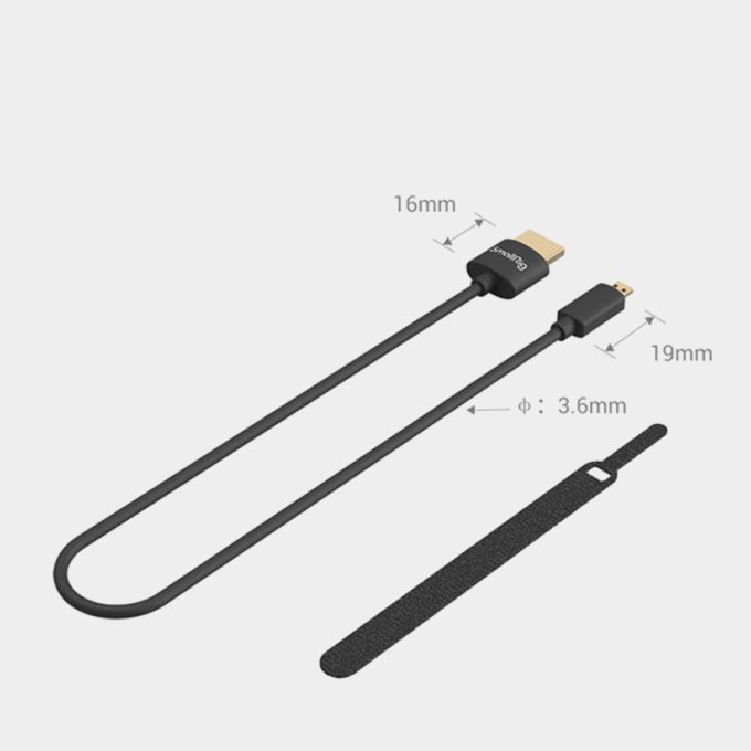 Cable SmallRig Micro-HDMI a HDMI 35cm