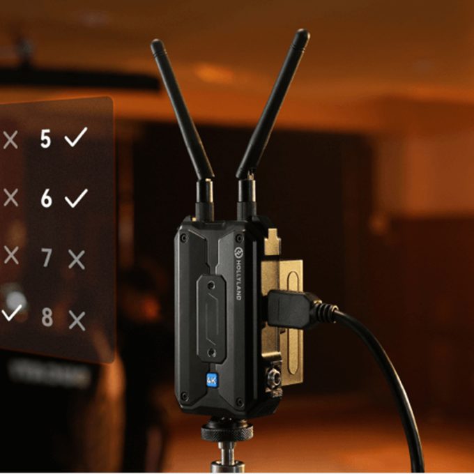 Transmisor de vídeo inalámbrico Hollyland Pyro H 4K HDMI 396 m