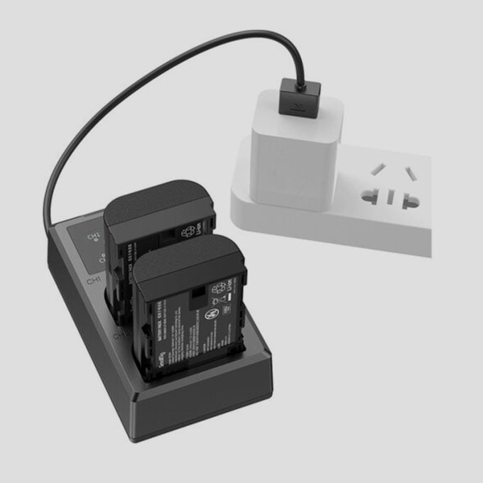 Kit Baterías SmallRig LP-E6NH con cargador Para Canon R R5 R6 R7