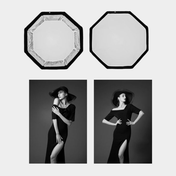 Softbox octagonal montaje Bowens Triopo K2 120cm
