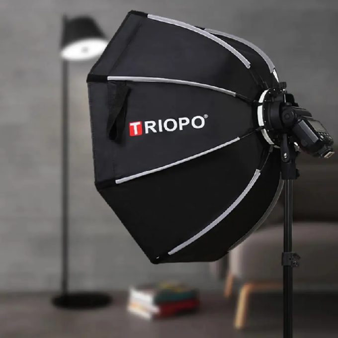 Softbox octagonal montaje Bowens Triopo K2 120cm