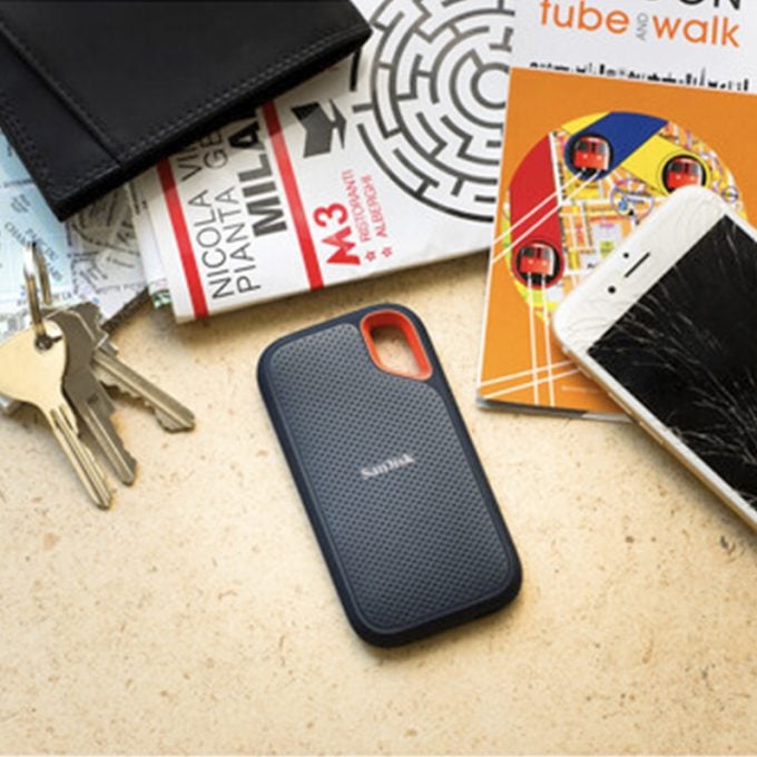 Disco SSD V2 Portatil SanDisk 1TB Extreme USB-C 3.2 1050 MB/s