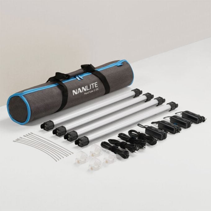 Nanlite PavoTube II 15C Tubo de luz LED RGB (kit de 4 luces de 2')