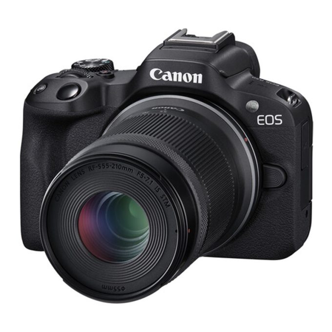 Canon EOS R50 Mirrorless con lentes 18-45mm y 55-210mm