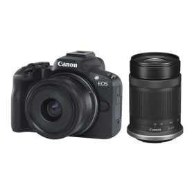 Canon EOS R50 Mirrorless con lentes 18-45mm y 55-210mm