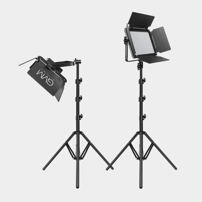 Luz de video LED RGB GVM 880RS con control Bluetooth 60W ( 2 Luces )