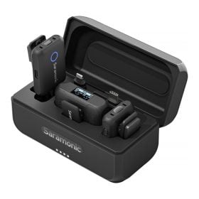 Micrófono inalámbrico Dual Saramonic Blink 500 B2+ para cámaras y Moviles