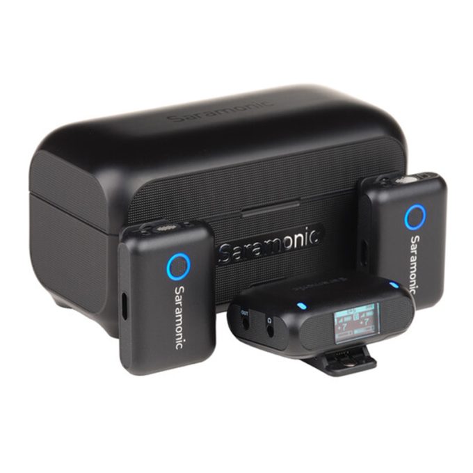 Micrófono inalámbrico Dual Saramonic Blink 500 B2+ para cámaras y Moviles