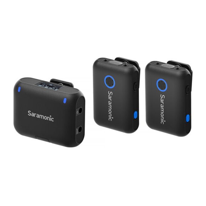 Micrófono inalámbrico Dual Saramonic Blink 500 B2+ para cámaras y Moviles