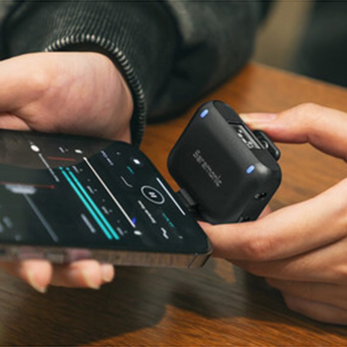 Micrófono inalámbrico Dual Saramonic Blink 500 B2+ para cámaras y Moviles