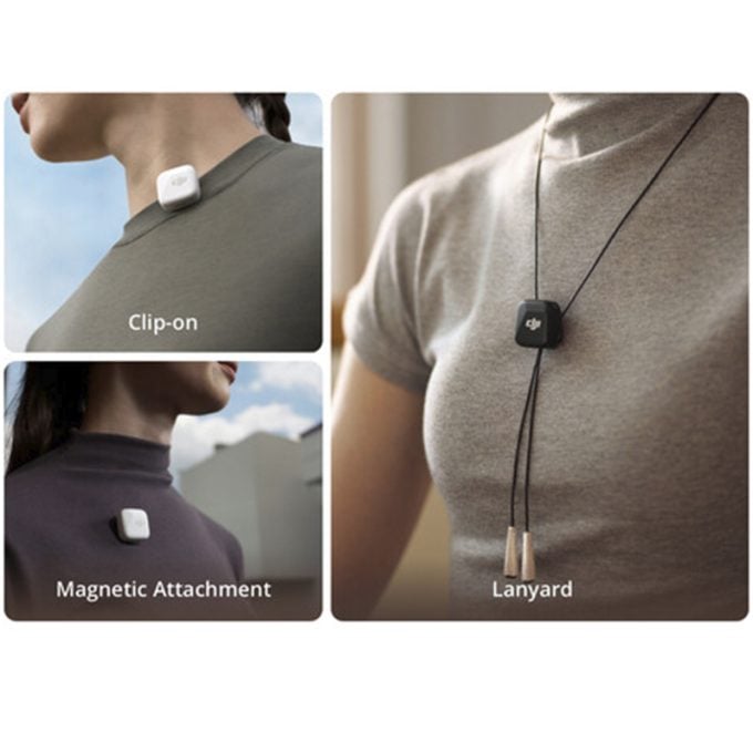 DJI Mic Mini Microfono inlámbrico dual para cámaras y teléfonos