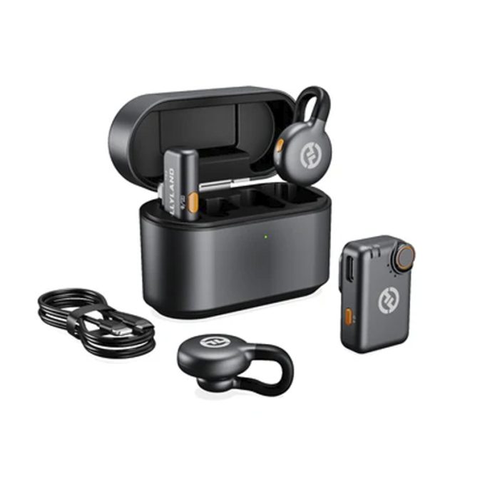 Micrófono inalámbrico Hollyland LARK M2S Combo USB-C, 3.5mm TRS, Lightning