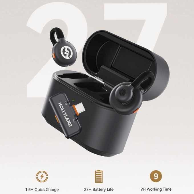 Micrófono inalámbrico Hollyland LARK M2S DUO con conector USB-C