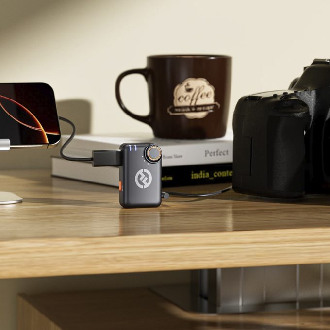 Micrófono inalámbrico Hollyland LARK M2S Combo USB-C, 3.5mm TRS, Lightning